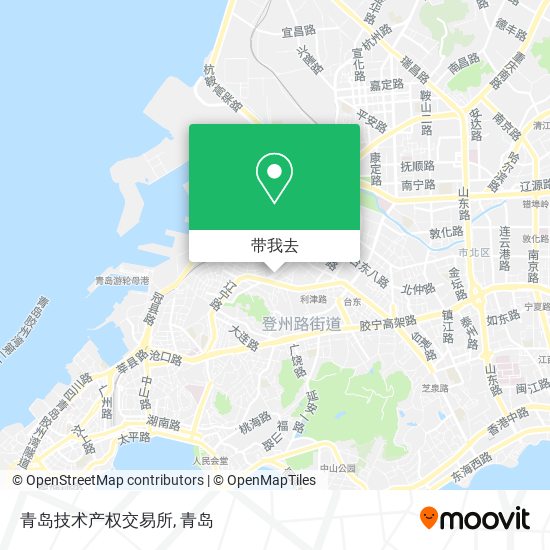 青岛技术产权交易所地图