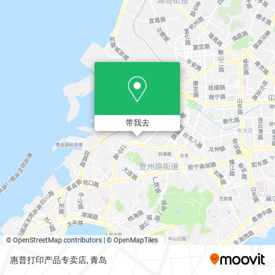 惠普打印产品专卖店地图