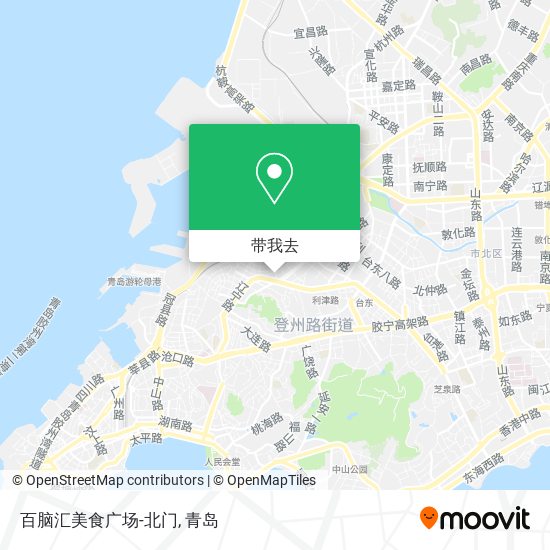 百脑汇美食广场-北门地图