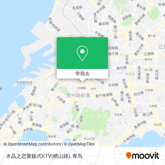 水晶之恋量贩式KTV(崂山路)地图