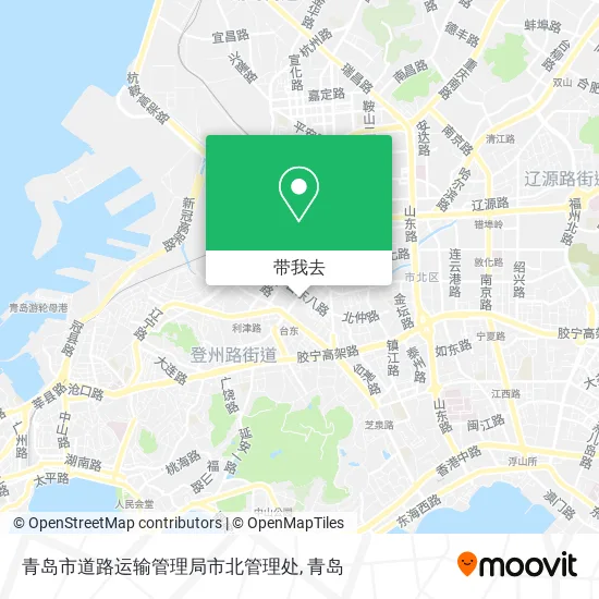 青岛市道路运输管理局市北管理处地图