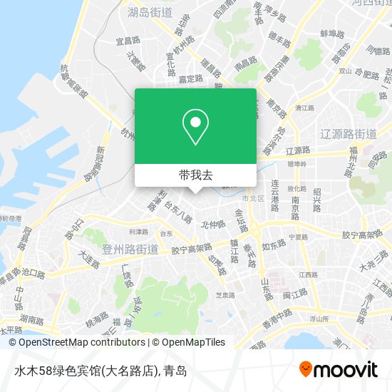 水木58绿色宾馆(大名路店)地图