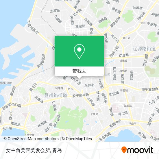 女主角美容美发会所地图