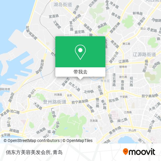 俏东方美容美发会所地图