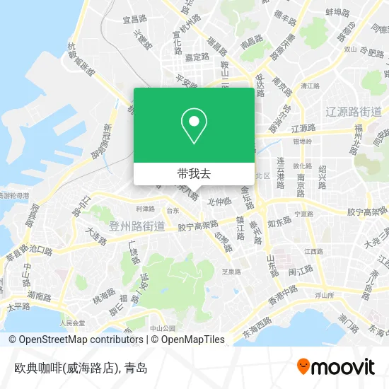 欧典咖啡(威海路店)地图