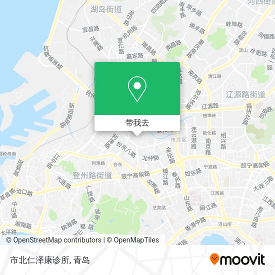 市北仁泽康诊所地图