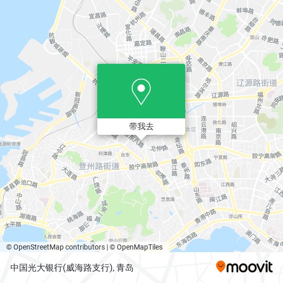 中国光大银行(威海路支行)地图