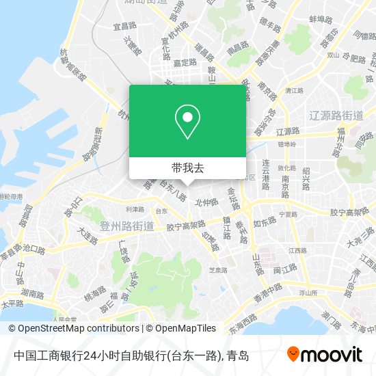 中国工商银行24小时自助银行(台东一路)地图