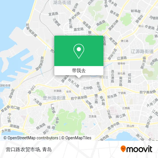 营口路农贸市场地图