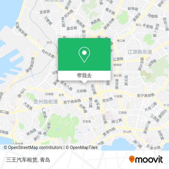三王汽车租赁地图