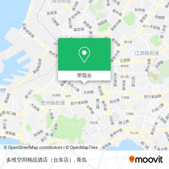 多维空间精品酒店（台东店）地图