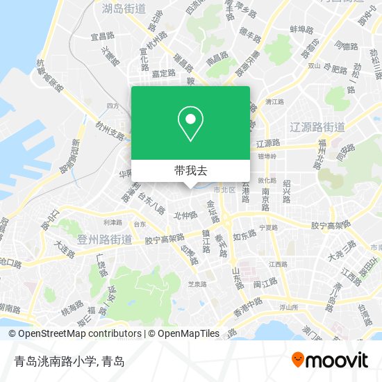 青岛洮南路小学地图