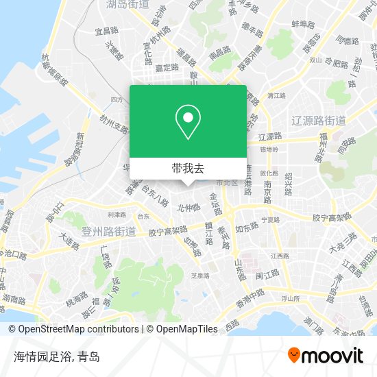 海情园足浴地图