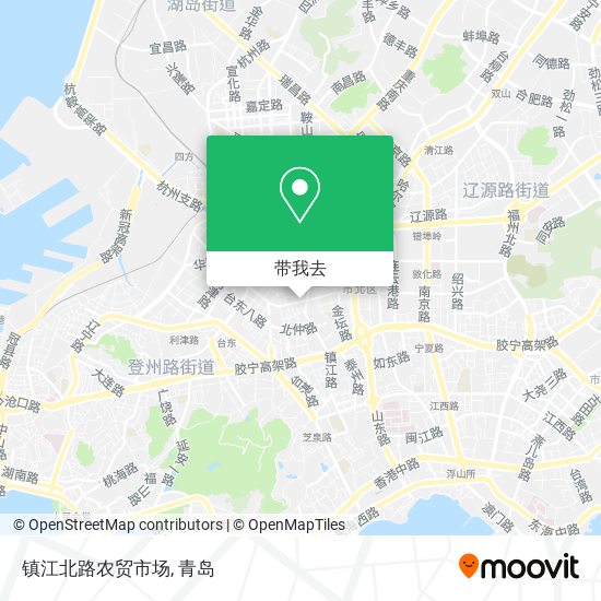 镇江北路农贸市场地图