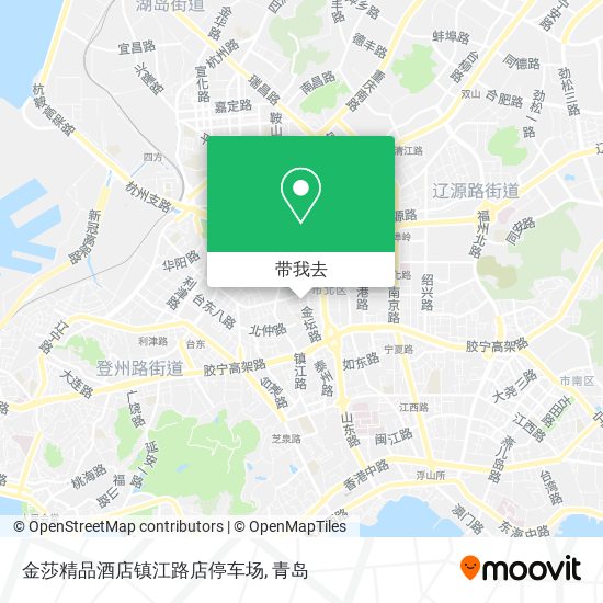金莎精品酒店镇江路店停车场地图