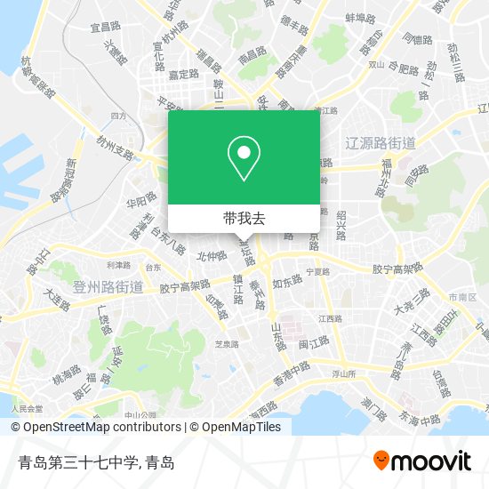 青岛第三十七中学地图