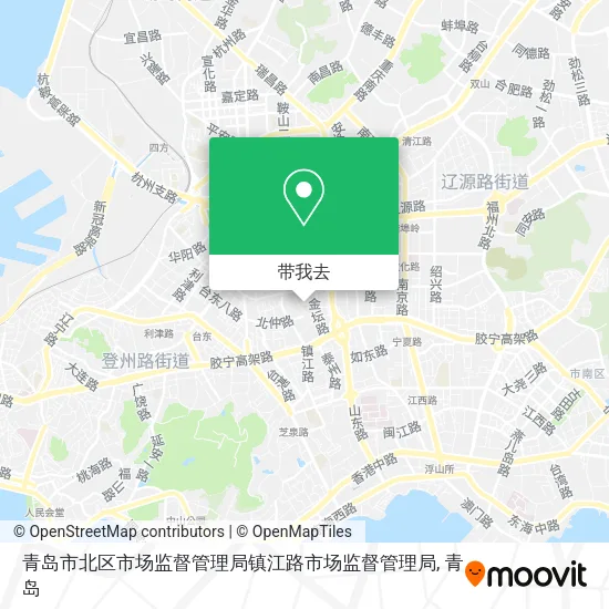 青岛市北区市场监督管理局镇江路市场监督管理局地图