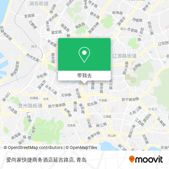 爱尚家快捷商务酒店延吉路店地图