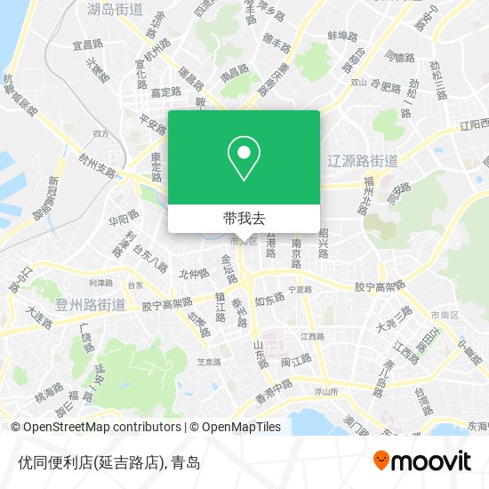 优同便利店(延吉路店)地图