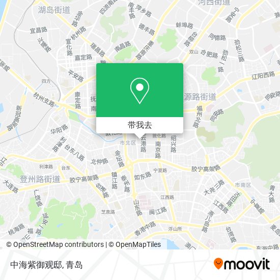 中海紫御观邸地图