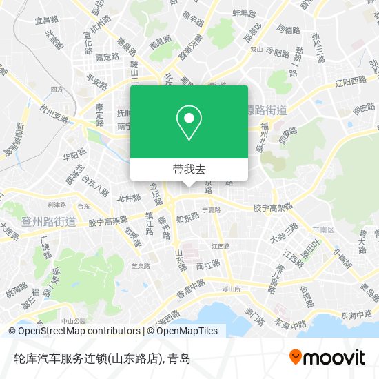 轮库汽车服务连锁(山东路店)地图
