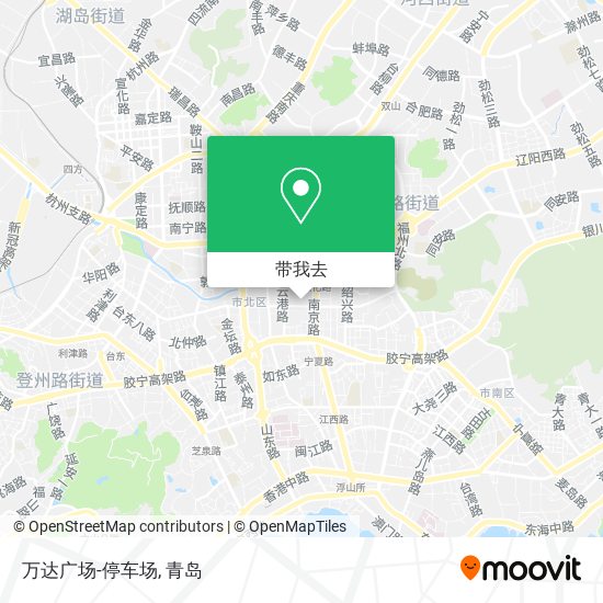 万达广场-停车场地图