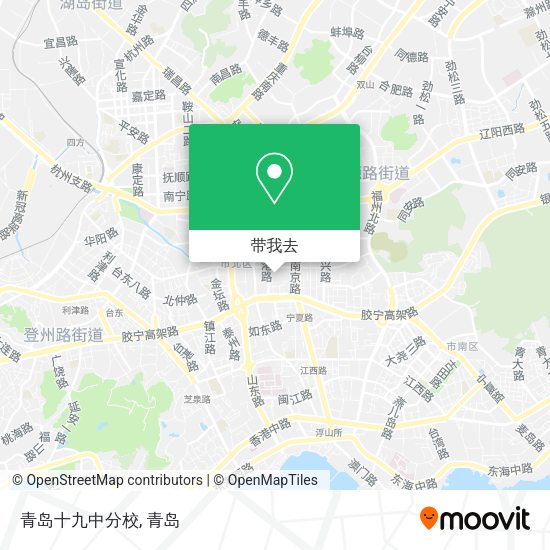 青岛十九中分校地图
