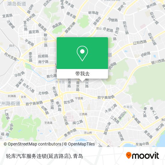 轮库汽车服务连锁(延吉路店)地图