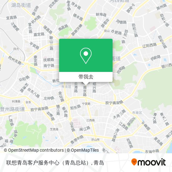 联想青岛客户服务中心（青岛总站）地图