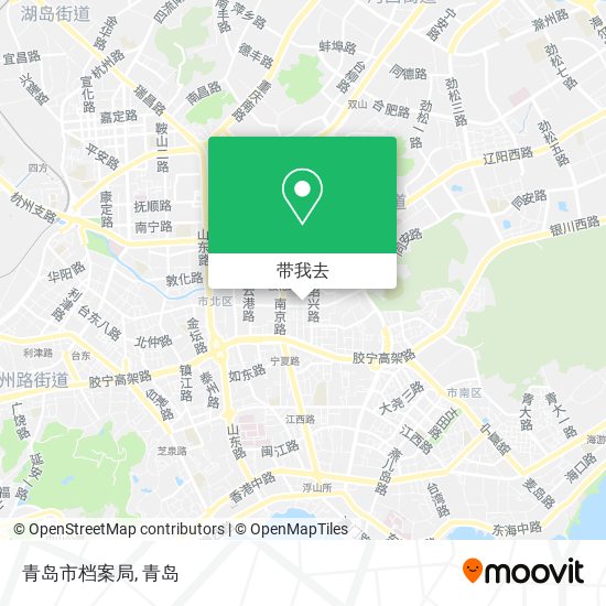 青岛市档案局地图