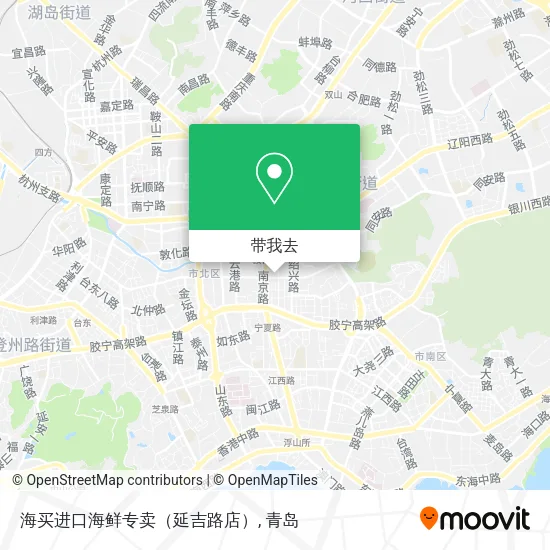 海买进口海鲜专卖（延吉路店）地图