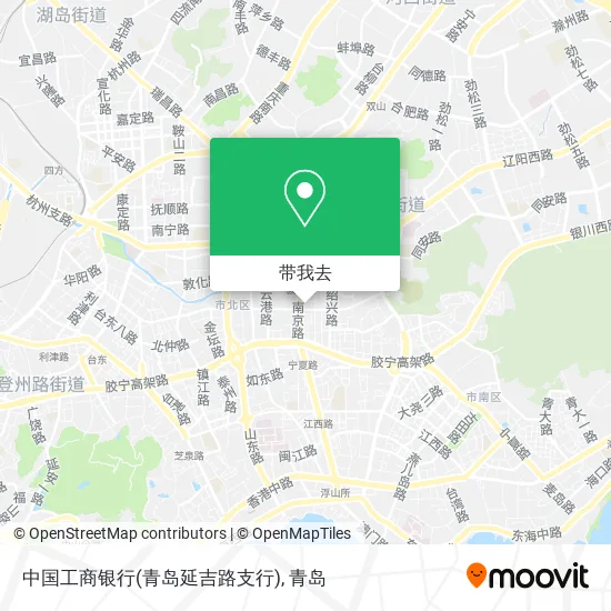 中国工商银行(青岛延吉路支行)地图