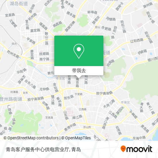 青岛客户服务中心供电营业厅地图
