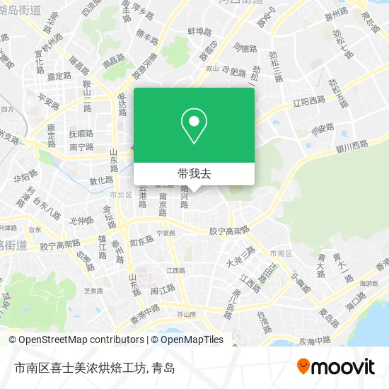 市南区喜士美浓烘焙工坊地图