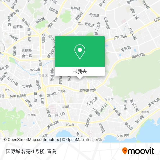 国际城名苑-1号楼地图