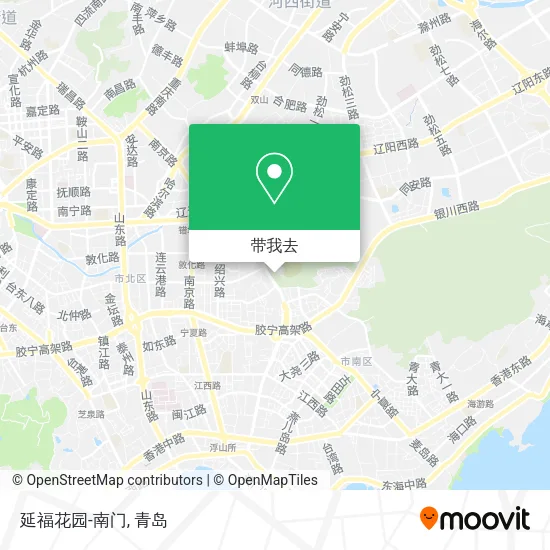 延福花园-南门地图