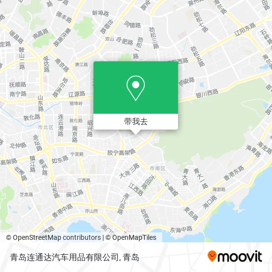 青岛连通达汽车用品有限公司地图