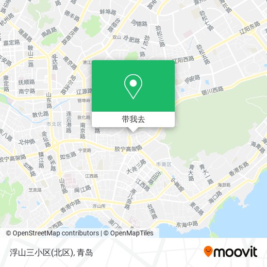 浮山三小区(北区)地图