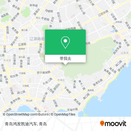 青岛鸿发凯迪汽车地图