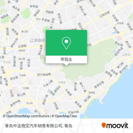 青岛中达燕宝汽车销售有限公司地图