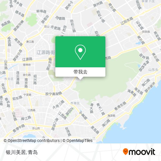 银川美居地图
