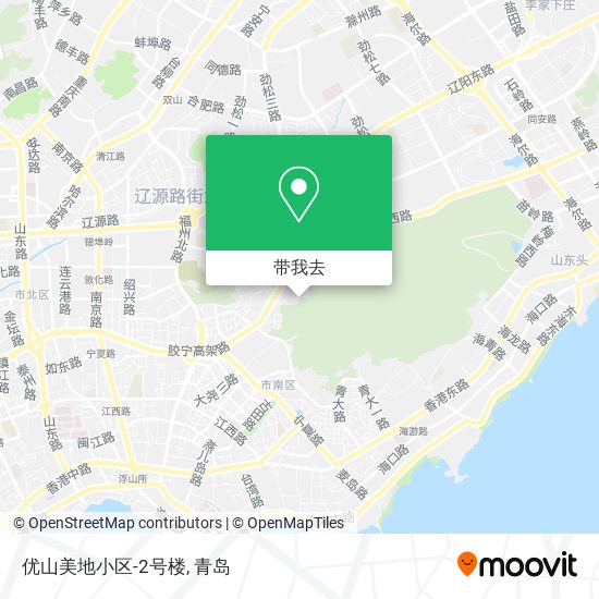 优山美地小区-2号楼地图