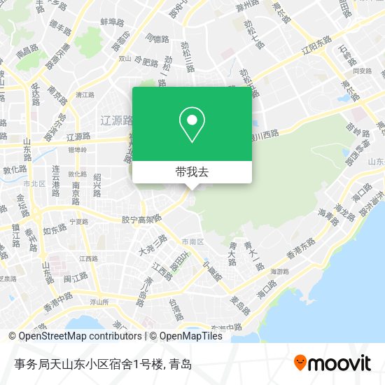 事务局天山东小区宿舍1号楼地图