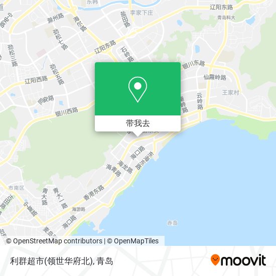 利群超市(领世华府北)地图