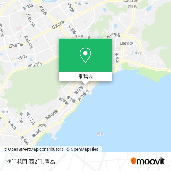 澳门花园-西2门地图