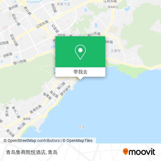 青岛鲁商凯悦酒店地图