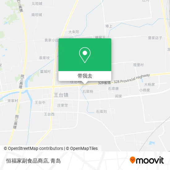 恒福家副食品商店地图