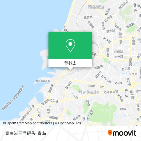 青岛港三号码头地图