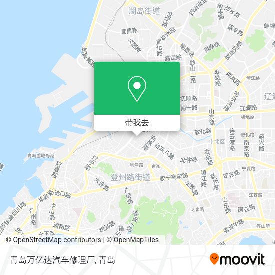 青岛万亿达汽车修理厂地图