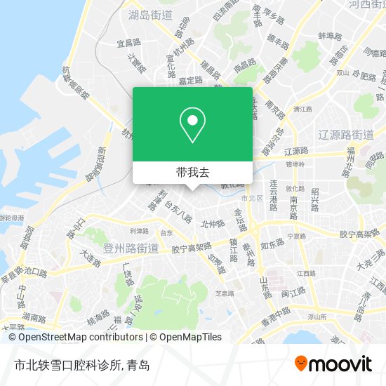 市北轶雪口腔科诊所地图